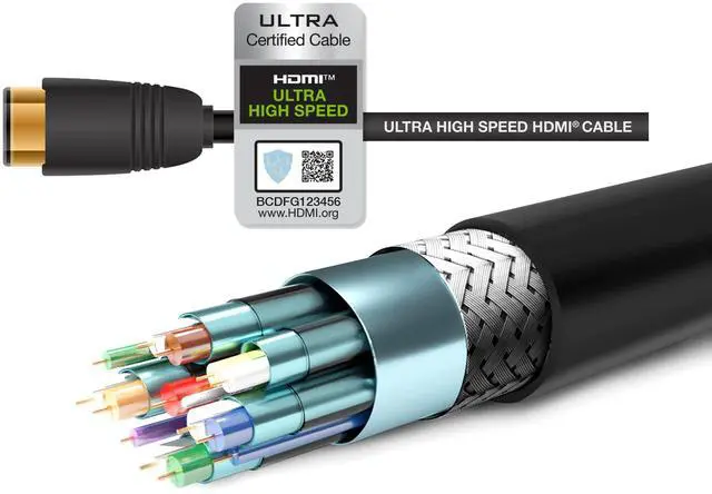 Alt view image 2 of 4 - Gefen HDMI A/V Cable GEFCABHSHDMI1M