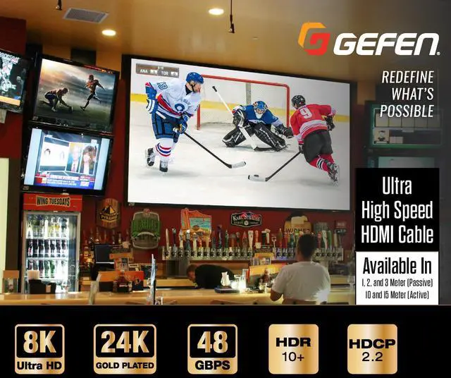 Alt view image 3 of 4 - Gefen HDMI A/V Cable GEFCABHSHDMI1M