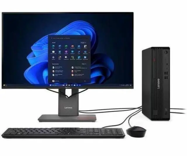 Alt view image 12 of 14 - Lenovo ThinkCentre M90s Gen 6 12YU000HUS Desktop Computer - Intel Core Ultra 5 235 - 16 GB - 512 GB SSD - Small Form Factor - Black - Intel Q870 Chip - Windows 11 Pro - Intel DDR5 SDRAM - DVD-Writer -