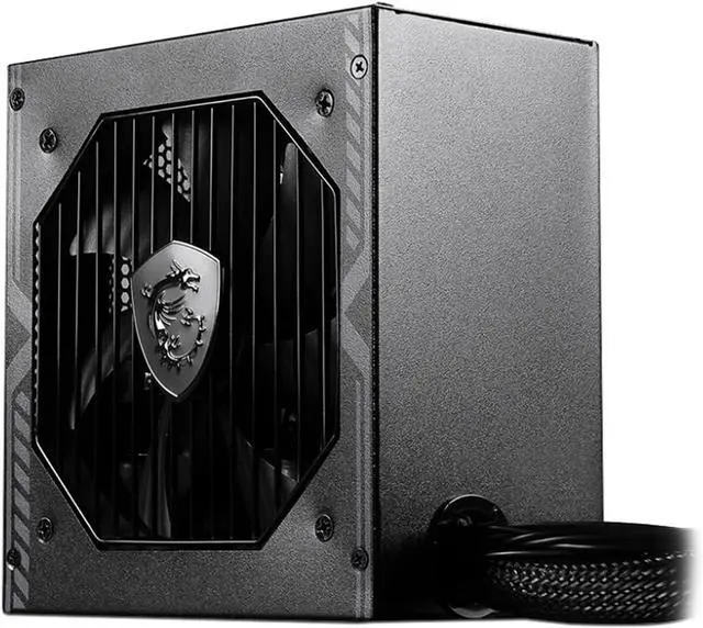 Main image of MSI MAG 650W Power Supply Internal 120 V AC 230 V AC Input 650 W Active PFC PCI Express Connector 5.1 1 Fan 85% Efficiency On/Off Switch MAGA650GNII