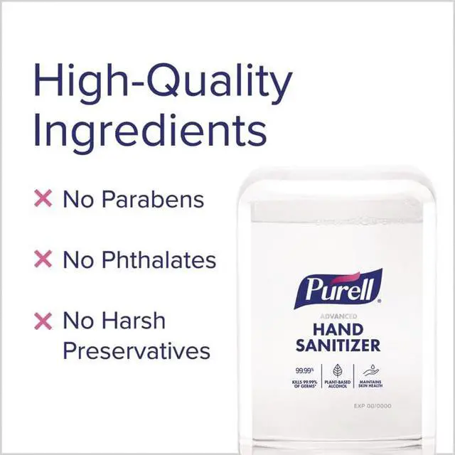 Alt view image 4 of 7 - Advanced Hand Sanitizer Foam Refill for PURELL ES10 Automatic Hand Sanitizer Dispenser 1200 mL Citrus Scent 2/Carton 835302