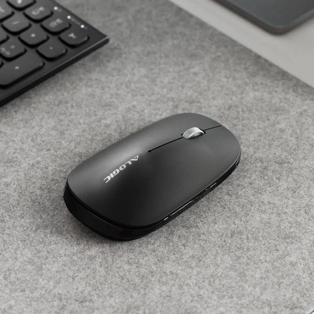 Alt view image 3 of 3 - ALOGIC ECHELON BLUETOOTH USB-C RECHARGEABLE 4 KEYS MOUSE-BLACK