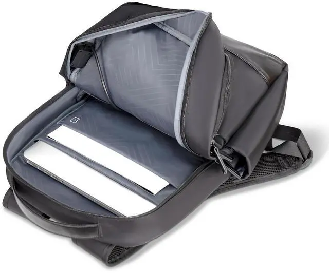 Alt view image 6 of 7 - Champs Onyx Carrying Case Backpack for 11" to 15.6" Notebook Black TB1006BLACK