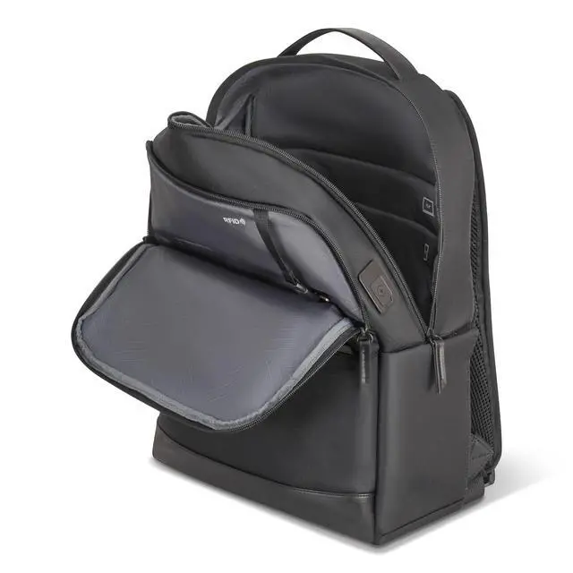 Alt view image 7 of 7 - Champs Onyx Carrying Case Backpack for 11" to 15.6" Notebook Black TB1006BLACK