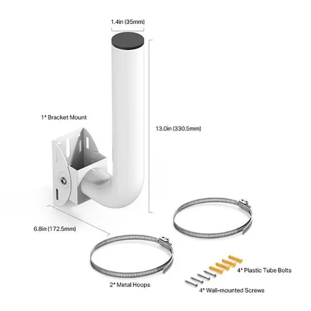 Alt view image 4 of 4 - Omada Pole/Wall Mount for Wireless Access Point Wireless Bridge Camera