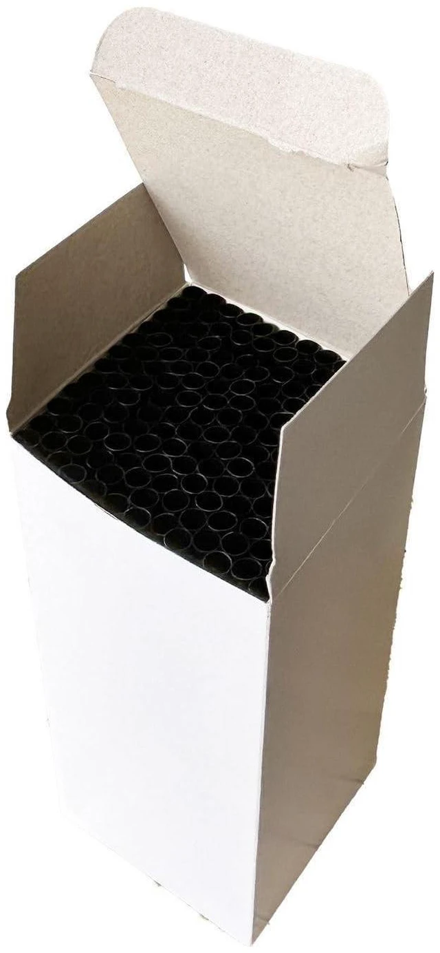 Alt view image 2 of 4 - Jumbo Straws 7.75" Polypropylene Black 250/Pack 50 Packs/Carton BWKJSTUW775BK