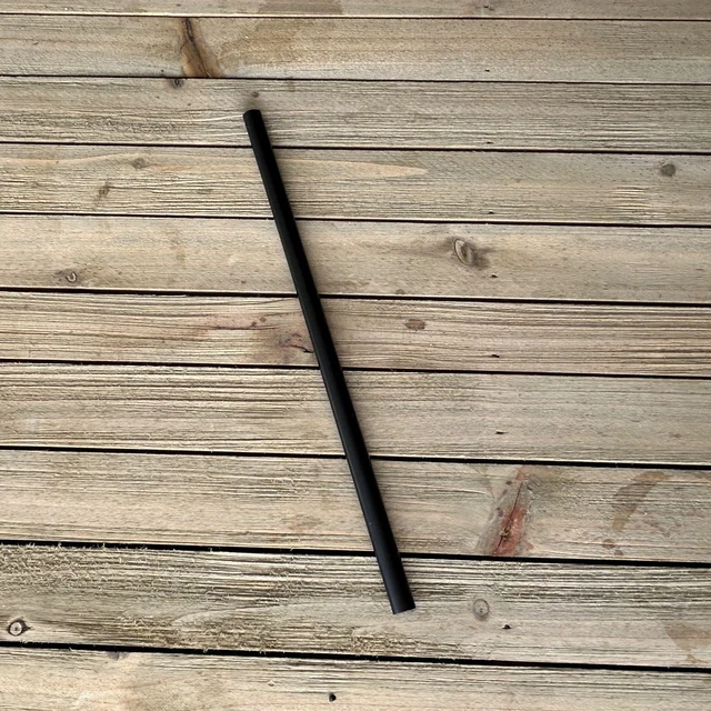 Alt view image 3 of 4 - Jumbo Straws 7.75" Polypropylene Black 250/Pack 50 Packs/Carton BWKJSTUW775BK