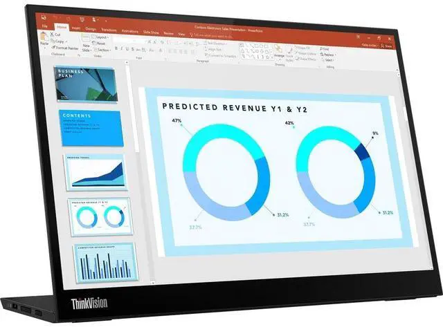 Main image of Lenovo ThinkVision 14 inch IPS WXGA+ 60Hz USB-C Portable Monitor - M14d
