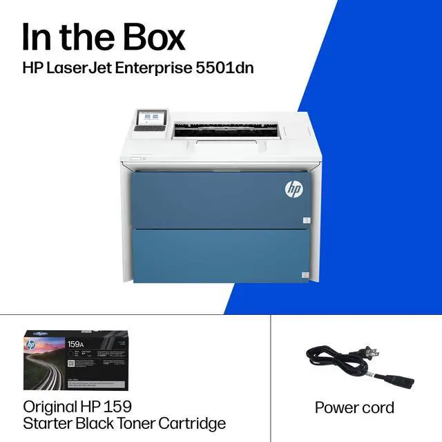 Alt view image 7 of 7 - HP LaserJet Enterprise 5501dn Wired Laser Printer Monochrome A29Z3ABGJ