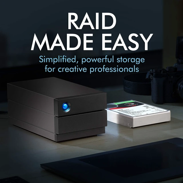 Alt view image 2 of 6 - LaCie 2big RAID 48TB External Hard Drive Desktop HDD STHJ48000800