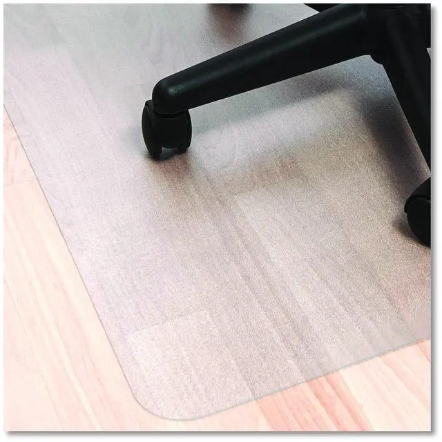 Main image of Ecotex Marlon BioPlus Rectangular Polycarbonate Chair Mat for Hard Floors Rectangular 29" x 47" Clear NCCMFLBS0001