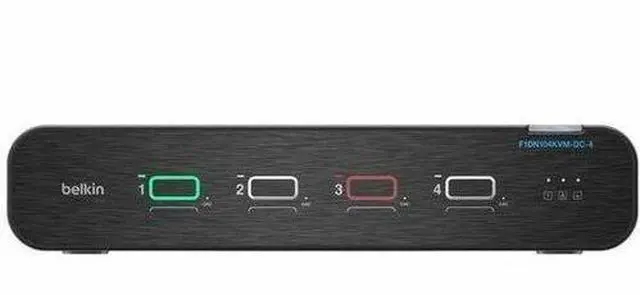 Main image of Belkin Universal DisplayPort Secure KVM 4-Port Single Head with CAC