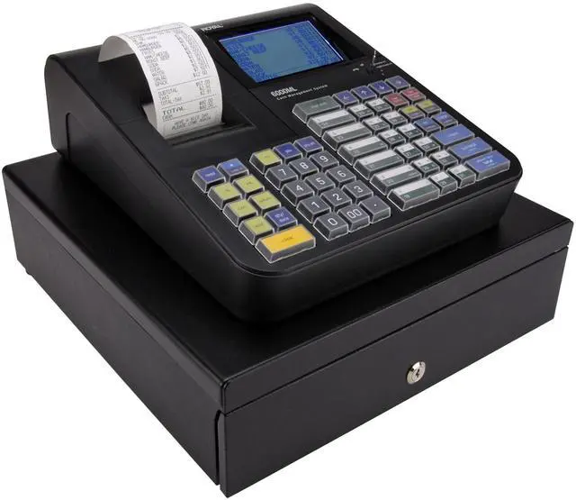 Alt view image 4 of 9 - Royal 6000ML Cash Register, Black
