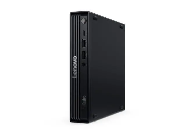 Alt view image 6 of 7 - Lenovo ThinkCentre M70q Gen 6 13A40028US Desktop Computer - Intel Core Ultra 5 235T - vPro Technology - 16 GB - 256 GB SSD - Tiny - Black - Intel Q870 Chip - Windows 11 Pro - Intel DDR5 SDRAM - Englis