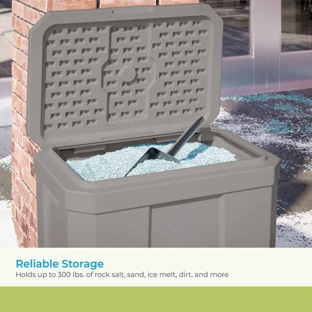 Alt view image 4 of 7 - Salt Box 28 gal 23.75 x 15.75 x 23.75. Dove Gray BMBX300D