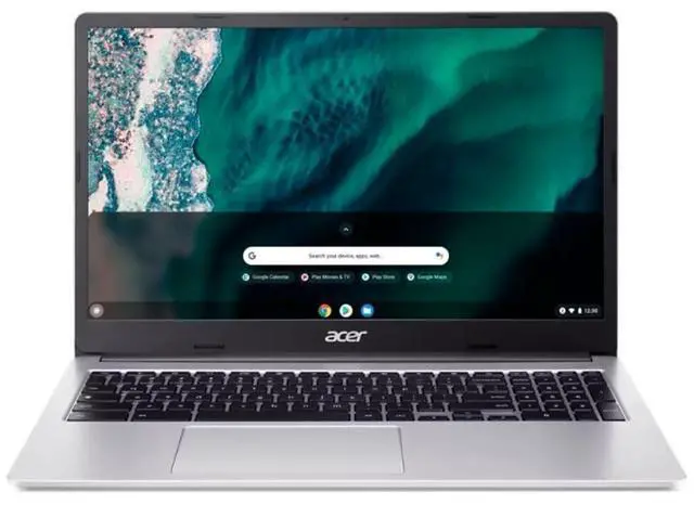 Alt view image 8 of 14 - Acer Chromebook 315 15.6" Full HD Laptop - Intel Celeron N4500, 4GB RAM, 64GB eMMC, Sparkly Silver + Protective Case