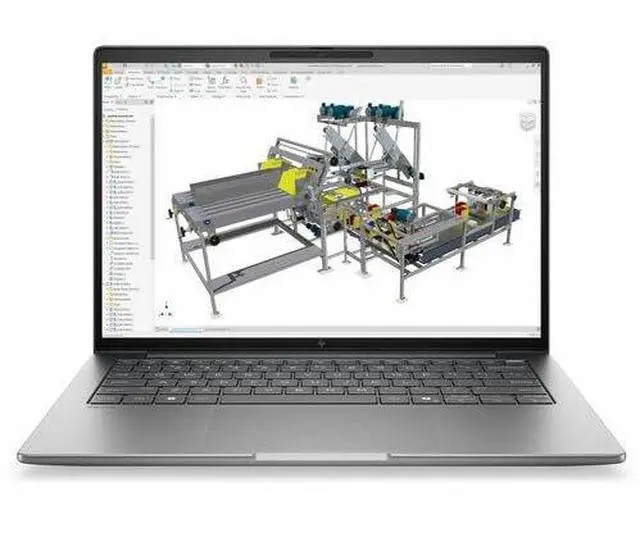 Alt view image 8 of 14 - HP ZBook 8 G2a 14" Touchscreen Copilot+ PC Mobile Workstation - AMD Ryzen AI 7 PRO 450 - 32 GB - 512 GB SSD - Windows 11 Pro - Webcam - Wi-Fi 7 - DK8J3UT#ABA