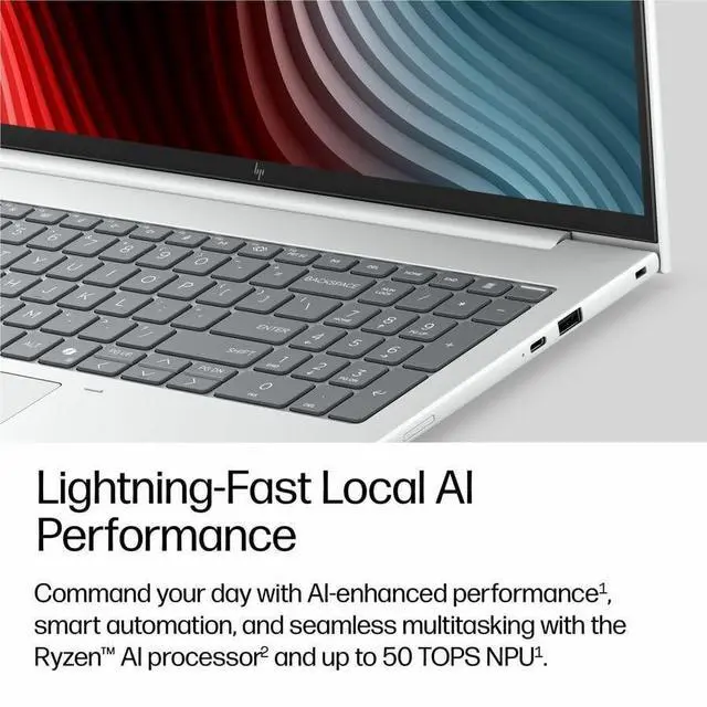 Alt view image 11 of 15 - HP EliteBook 8 G2a 16" Notebook - AMD Ryzen AI 7 450 - 32 GB - 1 TB SSD - Radeon 860M Graphics - Windows 11 Pro - Wi-Fi - DG4P0UT#ABA