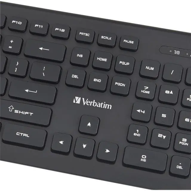 Alt view image 5 of 6 - Verbatim 99793 Wireless Slim Keyboard, Black