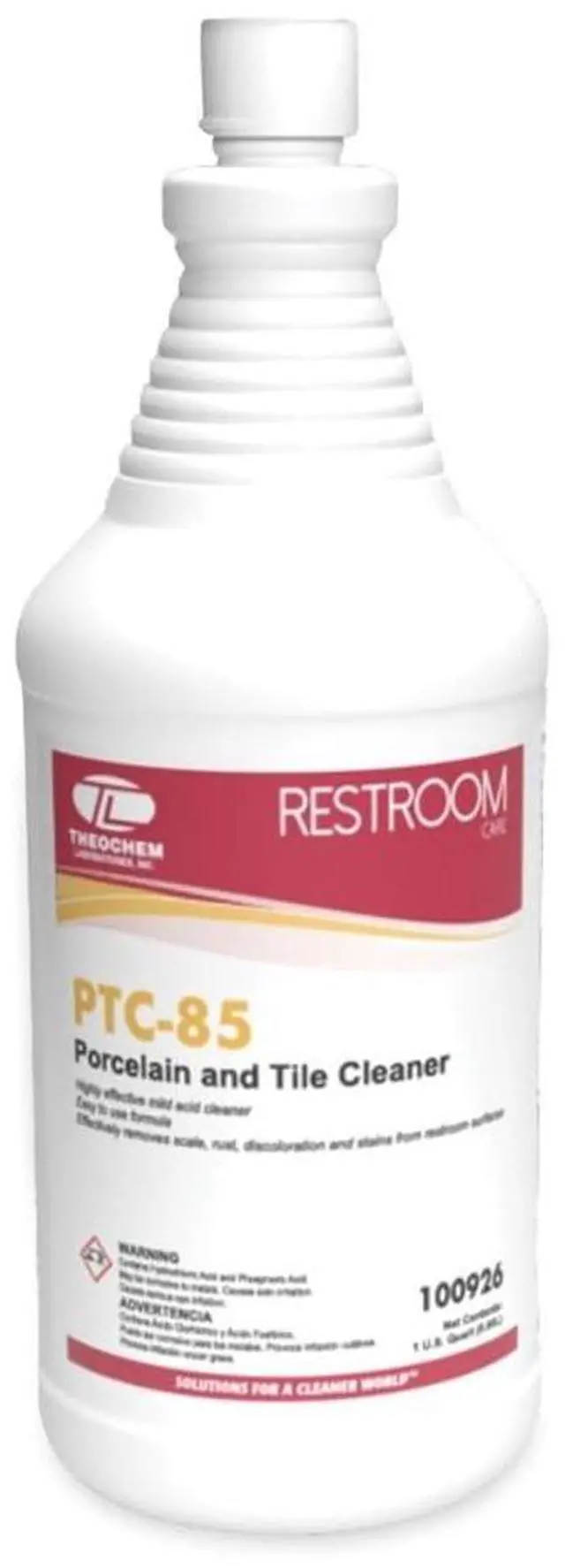 Alt view image 2 of 2 - Theochem Laboratories TOL926 1 qt. PTC-85 Mild Acid Based Cleaner 12/Case
