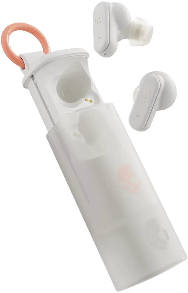 Alt view image 7 of 9 - Skullcandy True Wireless Earbuds Dime Evo - Stereo - True Wireless - Bluetooth - 16 Ohm - 20 Hz to 20 kHz - Earbud - Binaural - In-ear - Bone, Orange