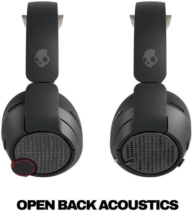 Alt view image 10 of 14 - Skullcandy Multi-Platform Sensory Bass Wireless Gaming Headset - Stereo - USB Type A, Mini-phone (3.5mm) - Wireless - Bluetooth/RF - 36 Ohm - 20 Hz to 20 kHz - Over-the-head, Over-the-ear - Binaural -