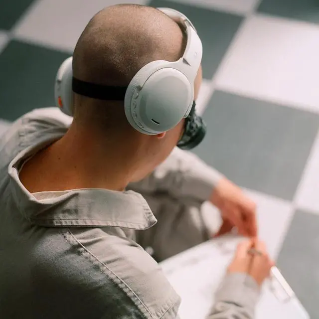 Alt view image 11 of 12 - Skullcandy Crusher ANC 2 Headset - Stereo - Wireless - Bluetooth - 32 Ohm - 20 Hz to 20 kHz - On-ear, Over-the-head - Binaural - Circumaural - Noise Canceling - Gray