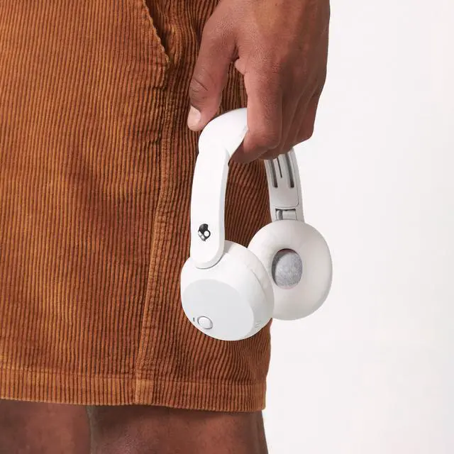 Alt view image 3 of 7 - Skullcandy Icon 180 Wireless On-Ear Bluetooth Headphones - Bone