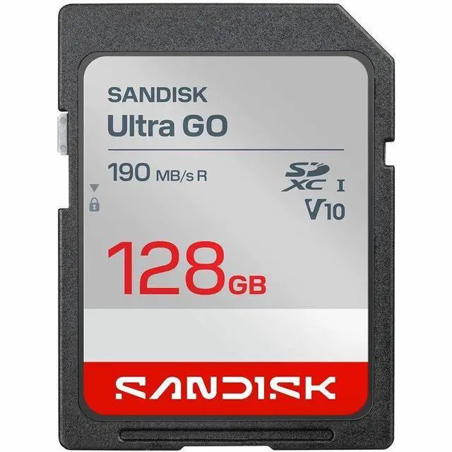 Alt view image 4 of 5 - SanDisk Ultra GO SD 128GB Secure Digital Extended Capacity SDXC Memory Card, Up to 190MB/s UHS-I A1 C10 U1 V10 SDSDUGN-128G-GN6IN