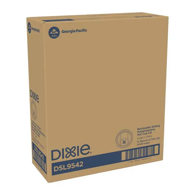 Alt view image 5 of 5 - Smart Top Reclosable Lids for Hot Cups Fits 10 oz to 20 oz Hot Cups Plastic White 1000/Carton DSL9542
