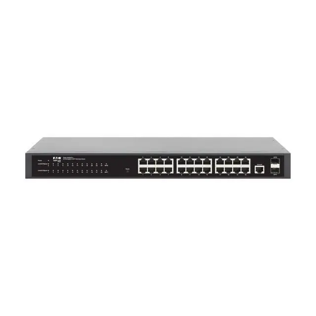 Alt view image 3 of 7 - Tripp Lite 24-Port Managed Gigabit Ethernet Switch - Layer 2 - 1 Gbps, 2x GbE SFP Ports - 1U - 24 Ports - Manageable - Gigabit Ethernet - 3 Layer Supported - 16.70 W Power Consumption - NGS24C2-1