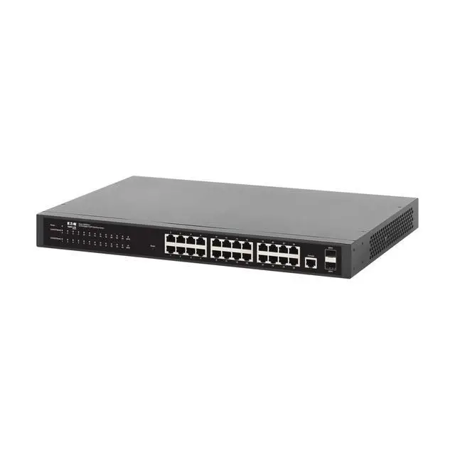 Alt view image 6 of 7 - Tripp Lite 24-Port Managed Gigabit Ethernet Switch - Layer 2 - 1 Gbps, 2x GbE SFP Ports - 1U - 24 Ports - Manageable - Gigabit Ethernet - 3 Layer Supported - 16.70 W Power Consumption - NGS24C2-1