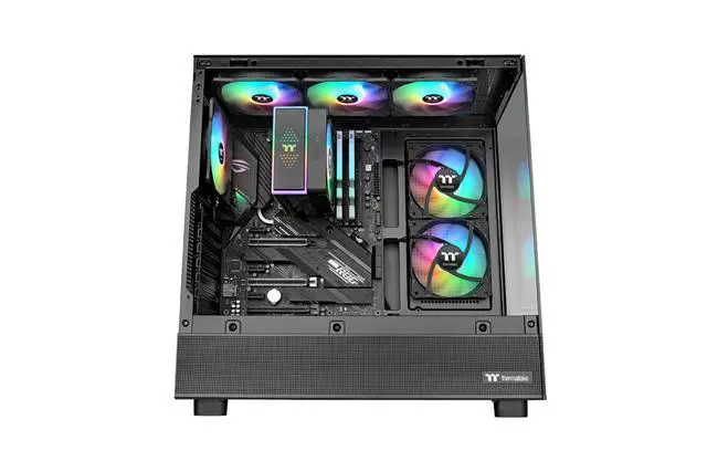 Alt view image 4 of 7 - Thermaltake LE120 ARGB PWM Fan (3 Pack)