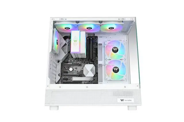 Alt view image 3 of 5 - Thermaltake LE120 ARGB PWM Fan White (3 Pack)