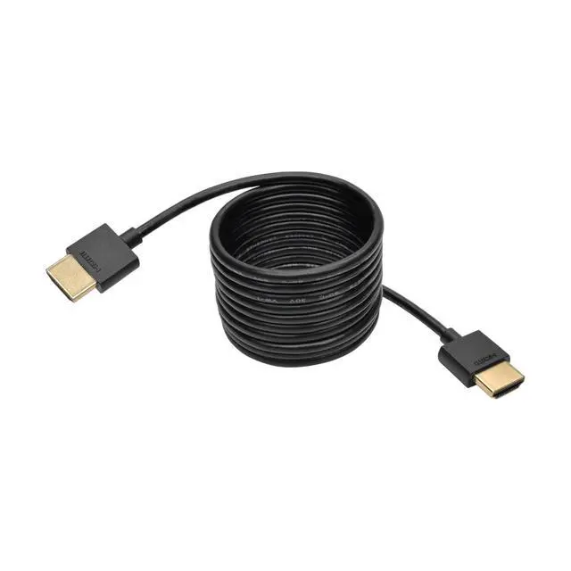 Alt view image 2 of 4 - Tripp Lite Slim High-Speed HDMI Cable with Ethernet and Digital Video with Audio