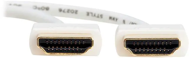 Alt view image 3 of 5 - Eaton Tripp Lite Series Slim High-Speed HDMI Cable with Ethernet and Digital Video with Audio UHD 4K 60 Hz M/M White 6 ft. 1.8 m