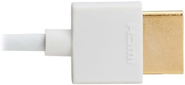 Alt view image 5 of 5 - Eaton Tripp Lite Series Slim High-Speed HDMI Cable with Ethernet and Digital Video with Audio UHD 4K 60 Hz M/M White 6 ft. 1.8 m