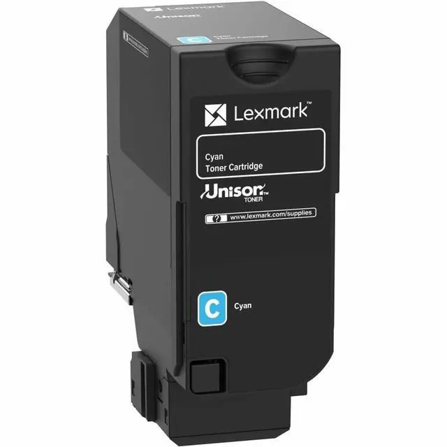 Alt view image 2 of 2 - Lexmark LXK CS/X73X Cyan 12.5K CRTG - 71C0XCG