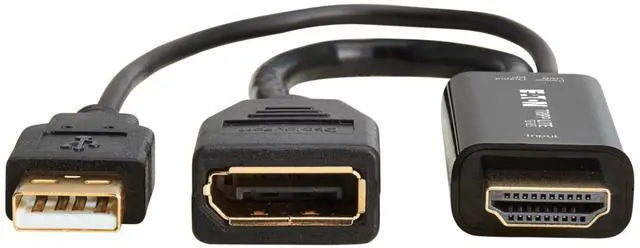Alt view image 5 of 7 - Eaton Tripp Lite 7" HDMI to DisplayPort Active Converter M/F with USB Power
