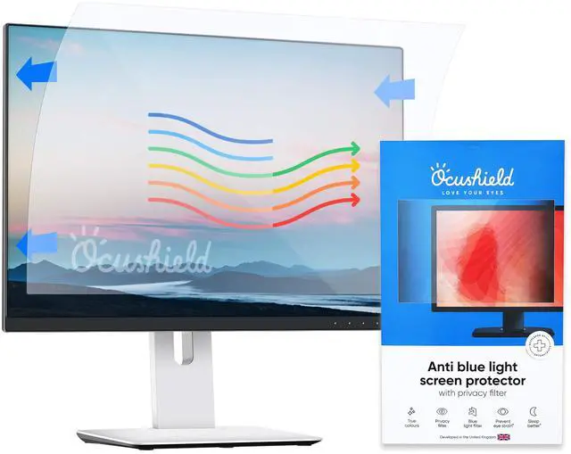 Main image of OCUSHIELD ANTI BLUE LIGHT FOR LAPTOP MONITOR MODEL 27 W-B
