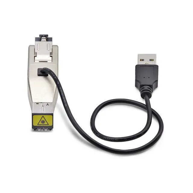 Alt view image 4 of 6 - StarTech Gigabit Fiber to RJ45 Ethernet Media Converter Dongle, TAA Compliant