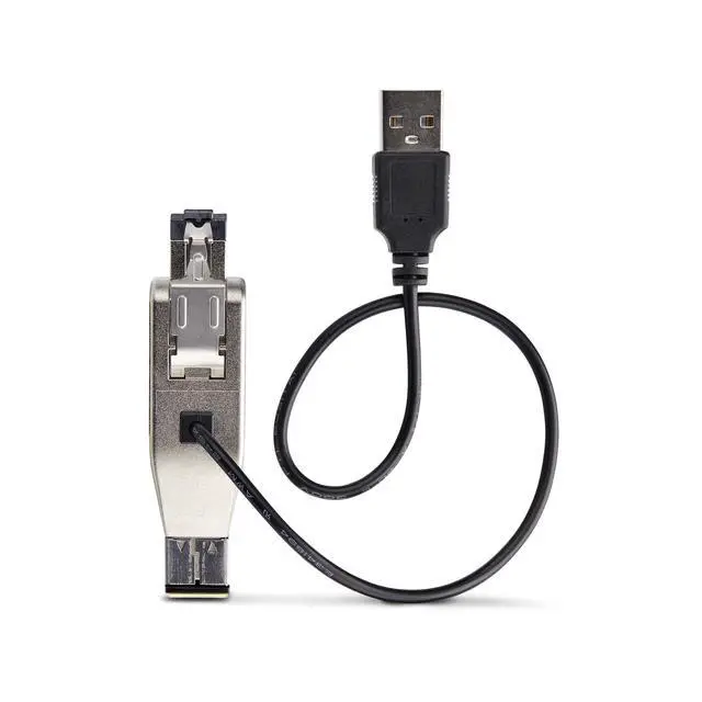 Alt view image 5 of 6 - StarTech Gigabit Fiber to RJ45 Ethernet Media Converter Dongle, TAA Compliant