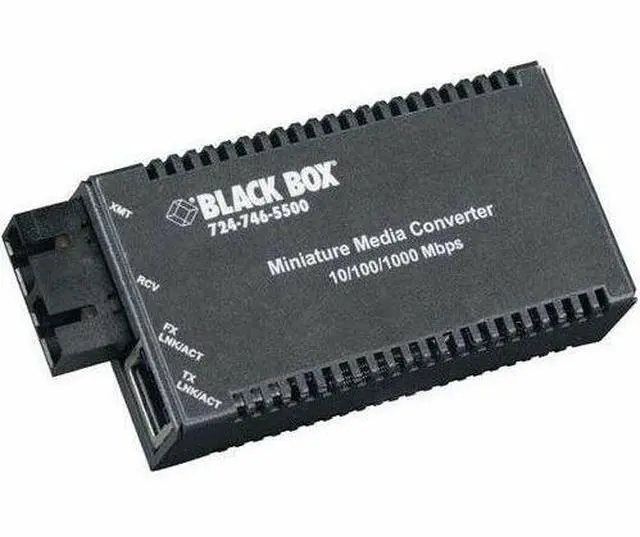 Main image of Black Box MultiPower Miniature Transceiver/Media Converter
