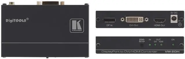 Main image of THE VM-2DH IS A CONVERTER FOR DISPLAPORT SIGNALS. THE UNIT INPUTS A DISPLAYPORT