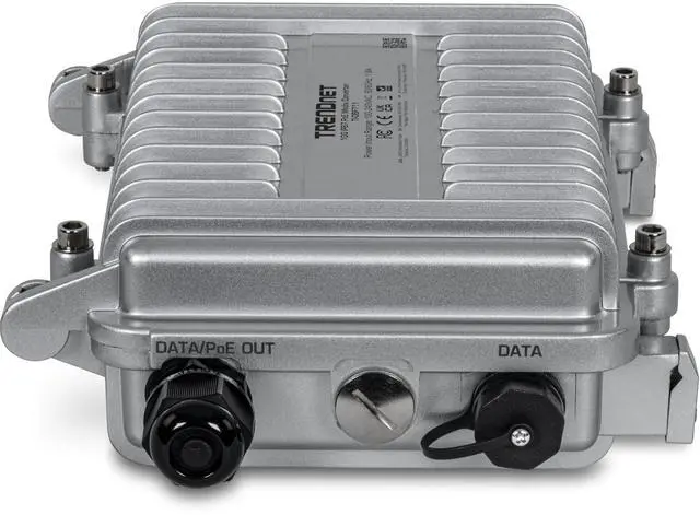 Alt view image 13 of 15 - TRENDnet Industrial Outdoor 10G SFP+ to 10G PoE++ Media Converter (95W), TI-OBF711, 1 x 10G LC Duplex Single Mode Fiber Optic Port, 1 x 10G PoE++ RJ45 Port, Up to 95W, NDAA + TAA Compliant