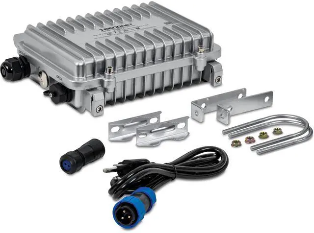 Alt view image 15 of 15 - TRENDnet Industrial Outdoor 10G SFP+ to 10G PoE++ Media Converter (95W), TI-OBF711, 1 x 10G LC Duplex Single Mode Fiber Optic Port, 1 x 10G PoE++ RJ45 Port, Up to 95W, NDAA + TAA Compliant