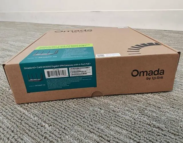 Alt view image 4 of 6 - TP-Link Omada ER706WP-4G Wi-Fi 6 IEEE 802.11ax 2 SIM Cellular Ethernet Modem/Wireless Router