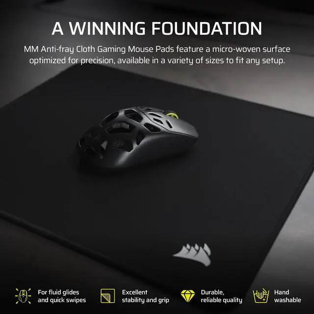 Alt view image 2 of 7 - MM ANTI-FRAY CLOTH GAMING MOUSE PADS FEATURE A MICRO-WOVEN SURFACE OPTIMIZED FOR