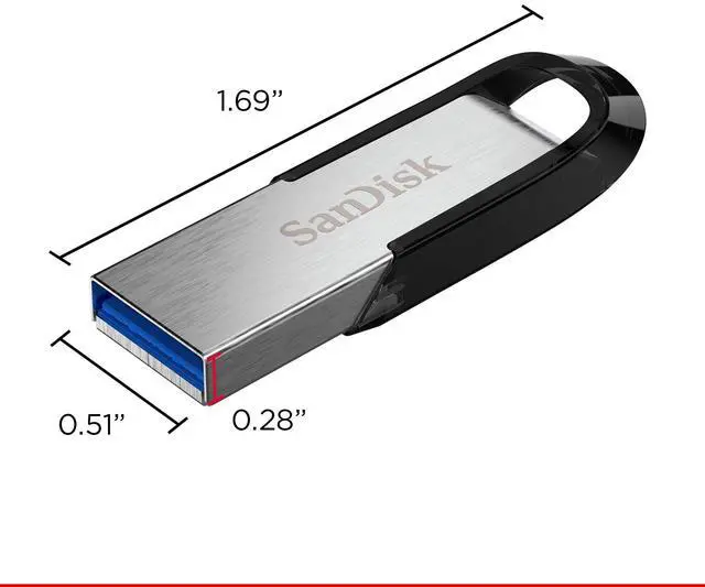 Alt view image 18 of 20 - SanDisk 1TB Ultra Flair USB 3.0 Flash Drive - Up to 150MB/s Read speeds, High-Speed USB 3.0 Performance, Password Protection - Sleek Metal casing, Black - SDCZ73-1T00-G46
