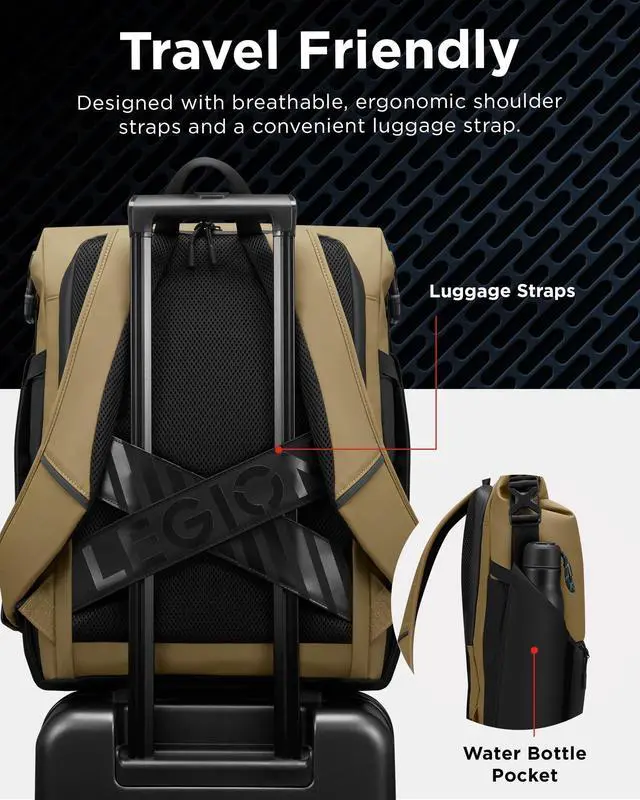 Alt view image 4 of 7 - LENOVO LEGION 16 GAMING BACKPACK GB500